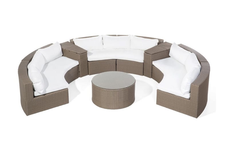 Severo Loungegruppe 102 cm - Brun - Altanmøbler - Sofagrupper udendørs - Loungesæt