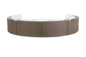 Severo Loungegruppe 102 cm - Brun - Havemøbler - Loungemøbler - Loungesæt