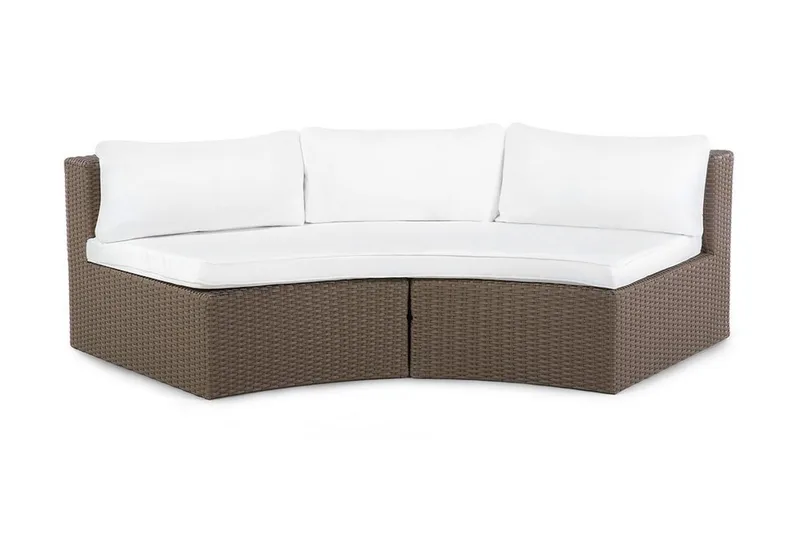 Severo Loungegruppe 102 cm - Brun - Havemøbler - Loungemøbler - Loungesæt