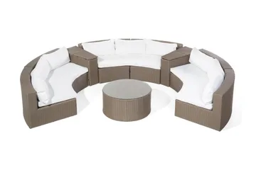 Severo Loungegruppe 102 cm - Brun - Havemøbler - Loungemøbler - Loungesæt