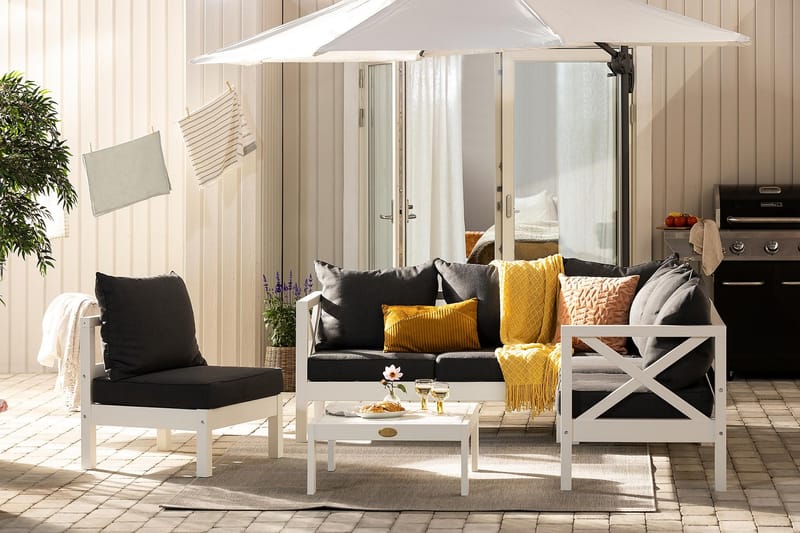 Sjövik lounge gruppe inkl. bord - Hillerstorp - Altanmøbler - Sofagrupper udendørs - Loungesæt