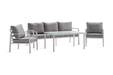 sofagruppe Comfort Garden Ariany Grå/Hvid - Havemøbler - Loungemøbler - Loungesæt