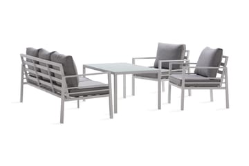 sofagruppe Comfort Garden Ariany Grå/Hvid - Havemøbler - Loungemøbler - Loungesæt