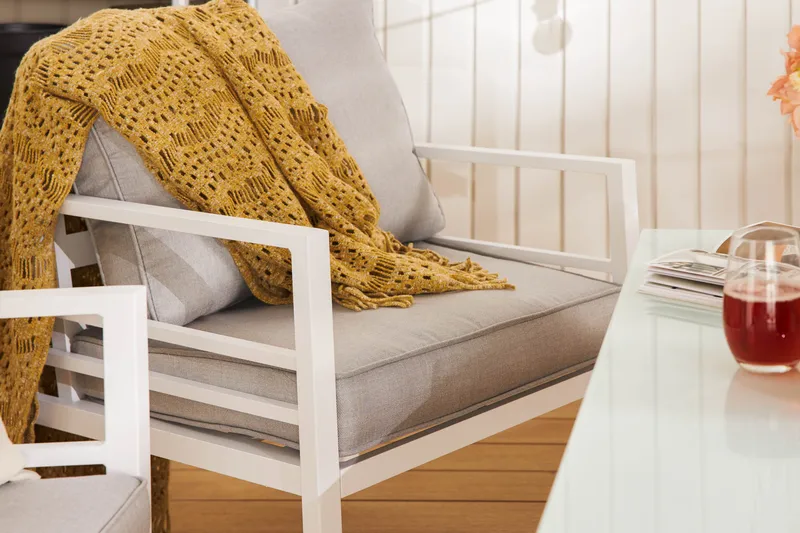 sofagruppe Comfort Garden Ariany Grå/Hvid - Havemøbler - Loungemøbler - Loungesæt