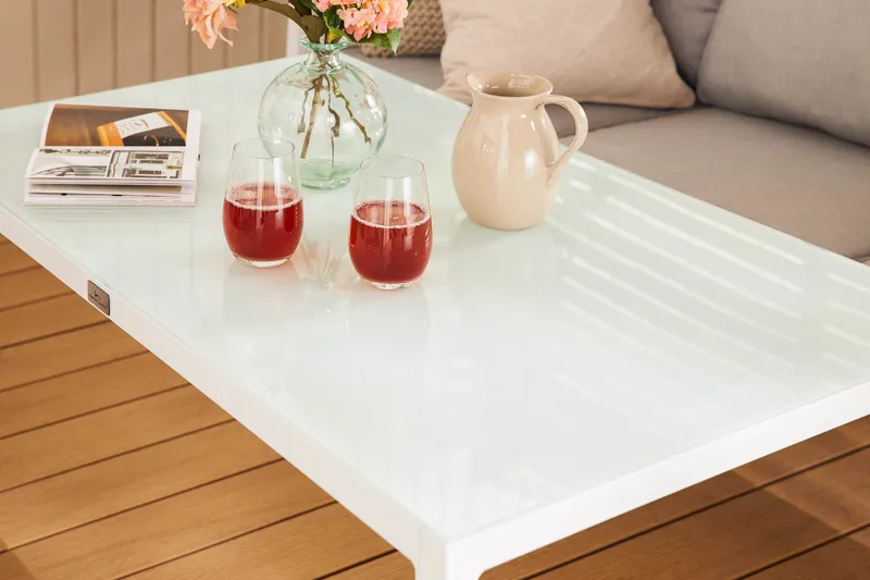 sofagruppe Comfort Garden Ariany Grå/Hvid - Havemøbler - Loungemøbler - Loungesæt