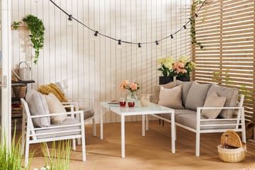 sofagruppe Comfort Garden Ariany Grå/Hvid - Havemøbler - Loungemøbler - Loungesæt