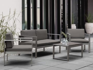 Tirrena Loungegruppe 90 cm - Grå - Havemøbler - Loungemøbler - Loungesæt