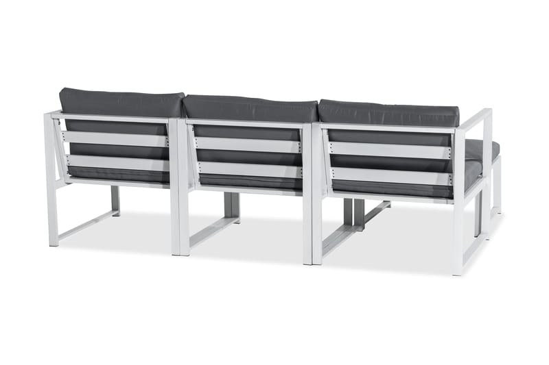 Tunis Loungesæt - Hvid - Havemøbler - Loungemøbler - Loungesæt