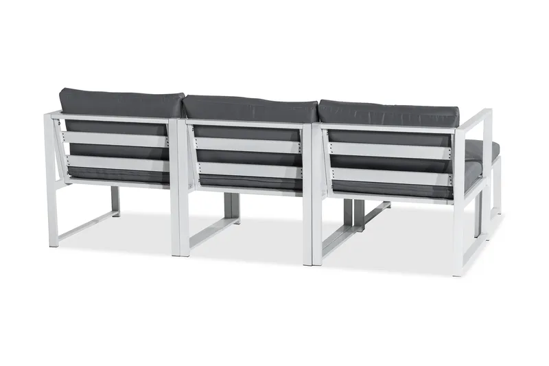 Tunis Loungesæt - Hvid - Havemøbler - Loungemøbler - Loungesæt