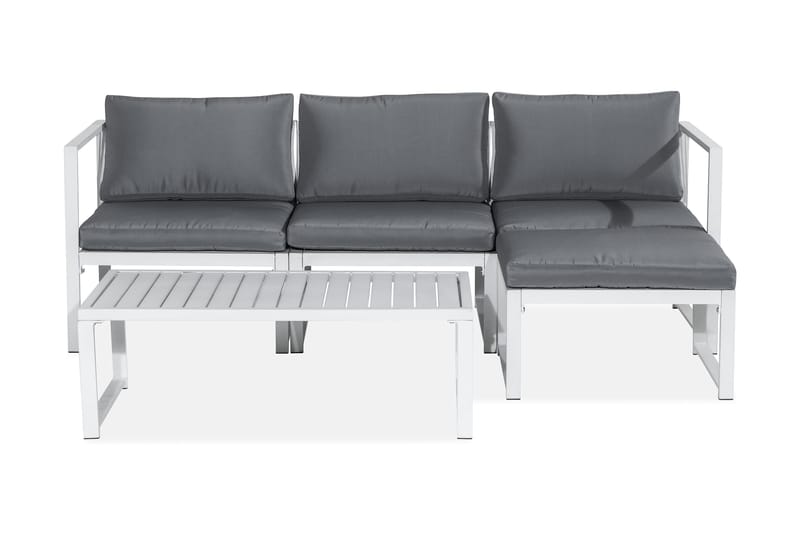 Tunis Loungesæt, Hvid