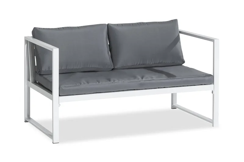 Tunis Sofagruppe - Hvid - Havemøbler - Loungemøbler - Loungesæt