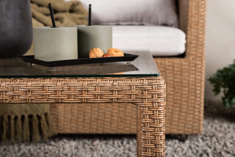 Vamos Loungesæt - Beige/Natur - Havemøbler - Loungemøbler - Loungesæt