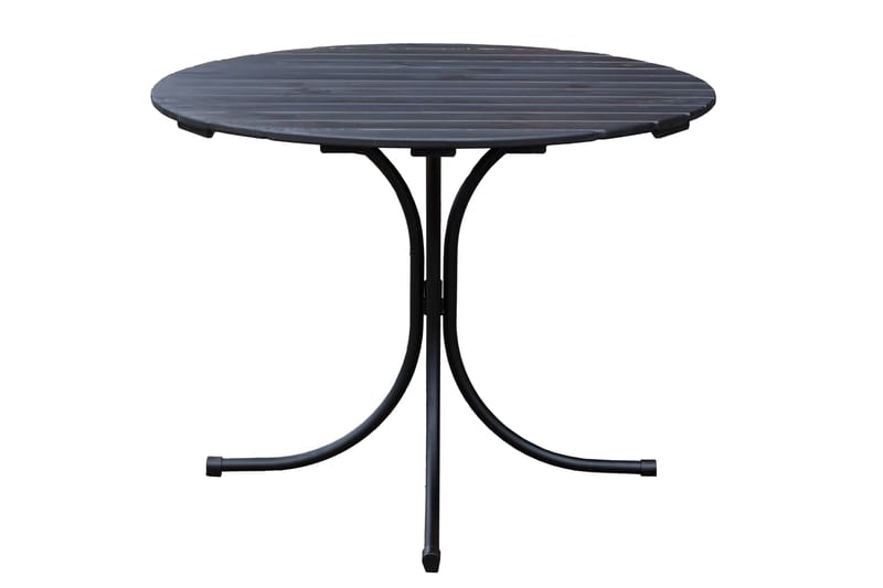 Vaxholm Spisebordssæt Rund - Kaffesort/Grå - Havemøbler - Loungemøbler - Loungesæt