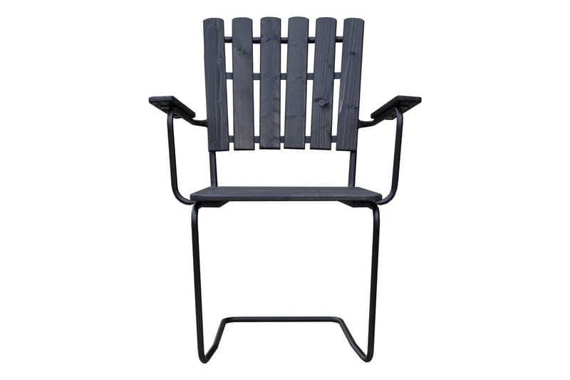 Vaxholm Spisebordssæt Rund - Kaffesort/Grå - Havemøbler - Loungemøbler - Loungesæt