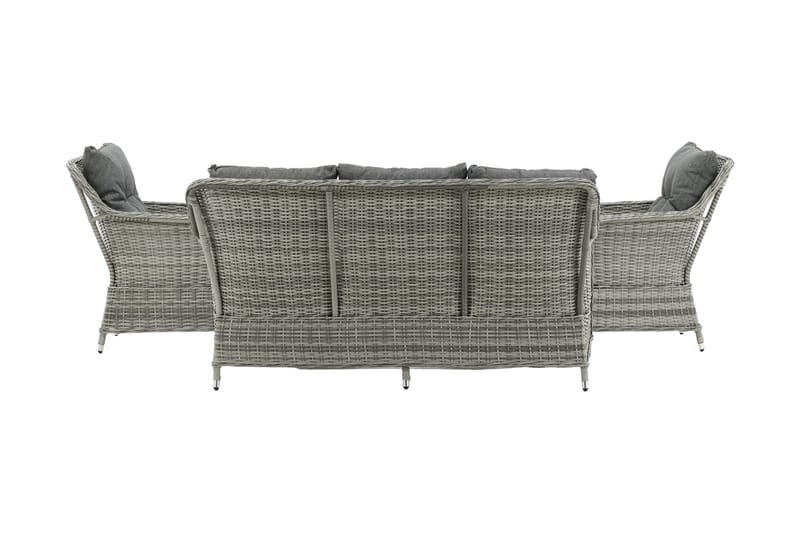 Vikelund loungegruppe til udendørs brug - Grå - Havemøbler - Loungemøbler - Loungesæt