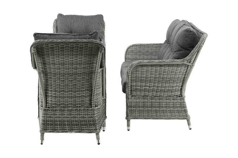 Vikelund loungegruppe til udendørs brug - Grå - Havemøbler - Loungemøbler - Loungesæt