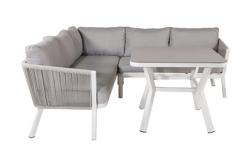 Virya Hjørneloungesæt med Hynder Grå, Venture Home