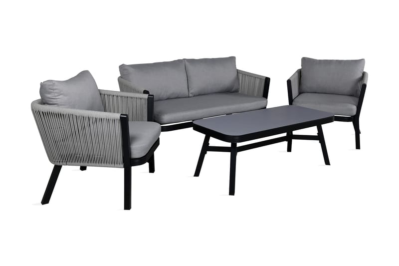Virya Loungesæt 4-Pers. - Hvid - Havemøbler - Loungemøbler - Loungesæt