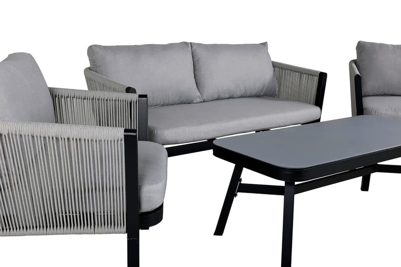 Virya Loungesæt 4-Pers. - Hvid - Havemøbler - Loungemøbler - Loungesæt