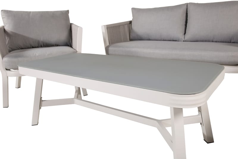 Virya Loungesæt 4-Pers. Hvid - Venture Home - Altanmøbler - Sofagrupper udendørs - Loungesæt