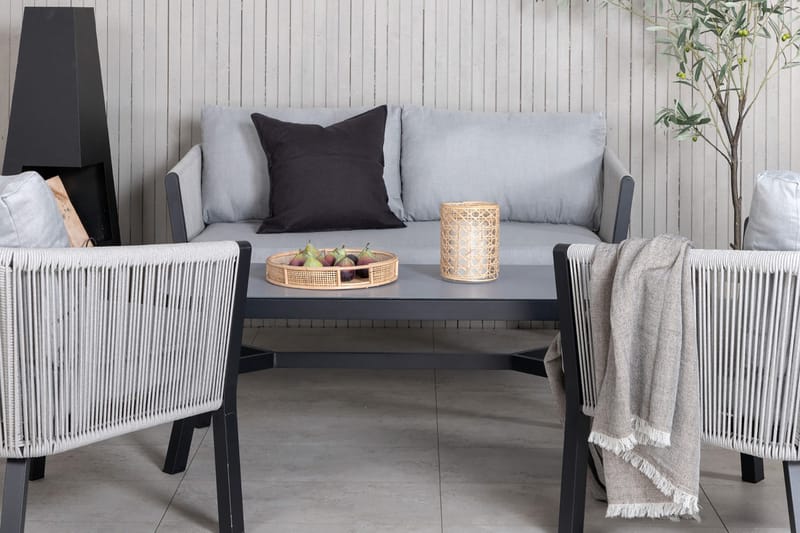 Virya Loungesæt 4-Pers. - Hvid - Havemøbler - Loungemøbler - Loungesæt