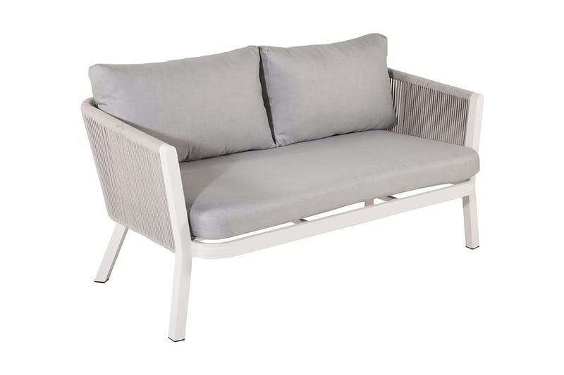 Virya Loungesæt 4-Pers. - Hvid - Havemøbler - Loungemøbler - Loungesæt