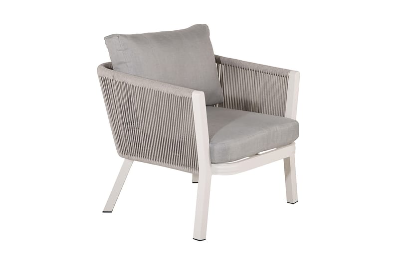 Virya Loungesæt 4-Pers. - Hvid - Havemøbler - Loungemøbler - Loungesæt