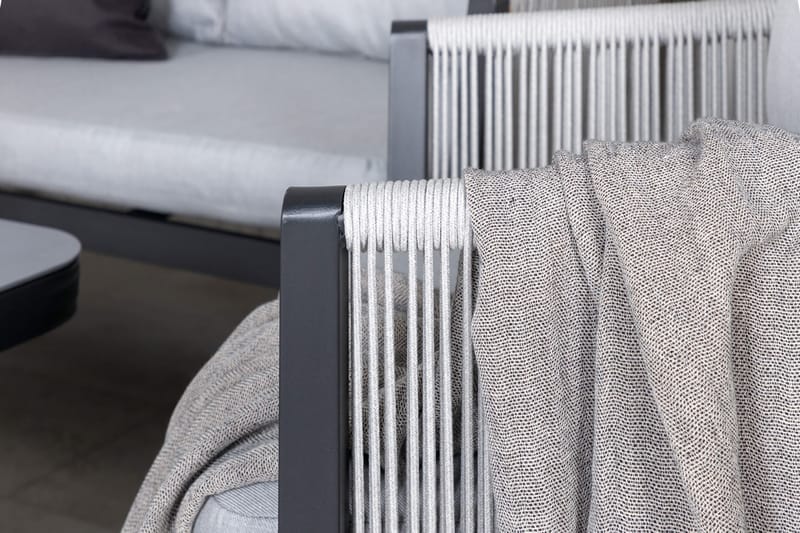 Virya Loungesæt 4-Pers. - Hvid - Havemøbler - Loungemøbler - Loungesæt