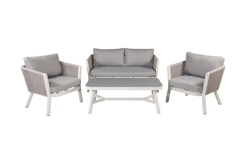 Virya Loungesæt 4-Pers., Hvid