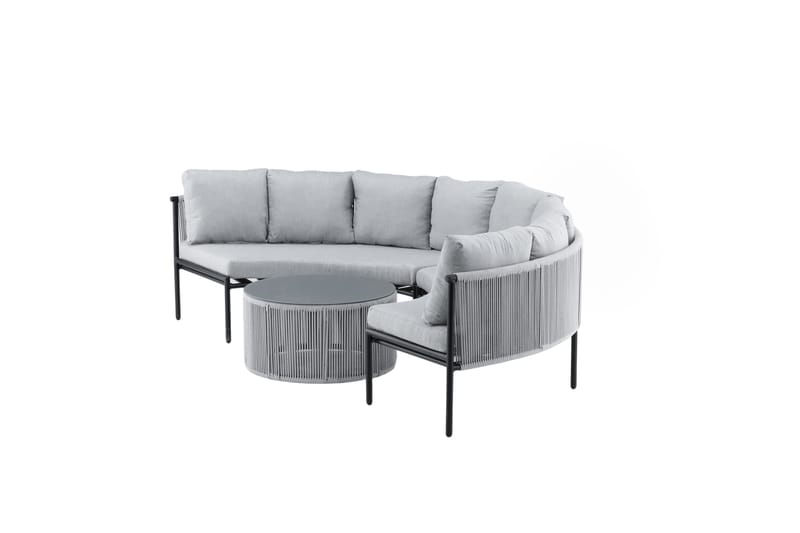 Virya Loungesæt 6-Pers. Grå - Venture Home - Altanmøbler - Sofagrupper udendørs - Loungesæt