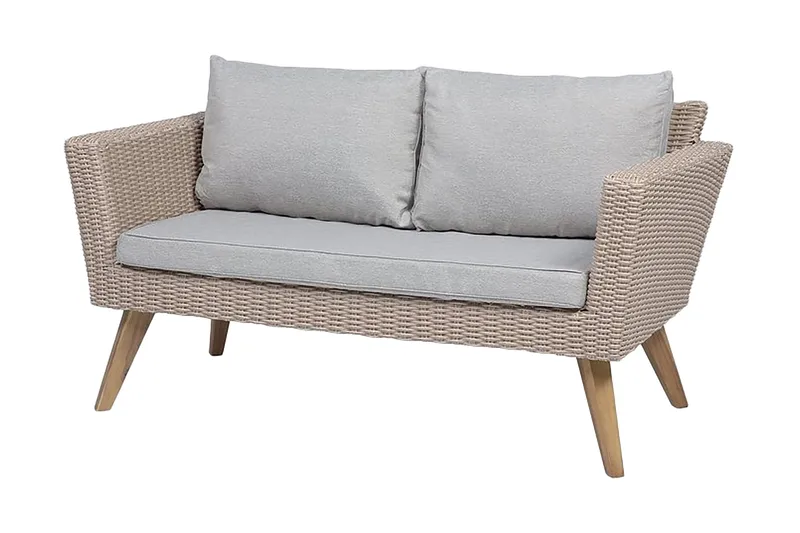 Vittoria Loungegruppe 91 cm - Brun - Havemøbler - Loungemøbler - Loungesæt