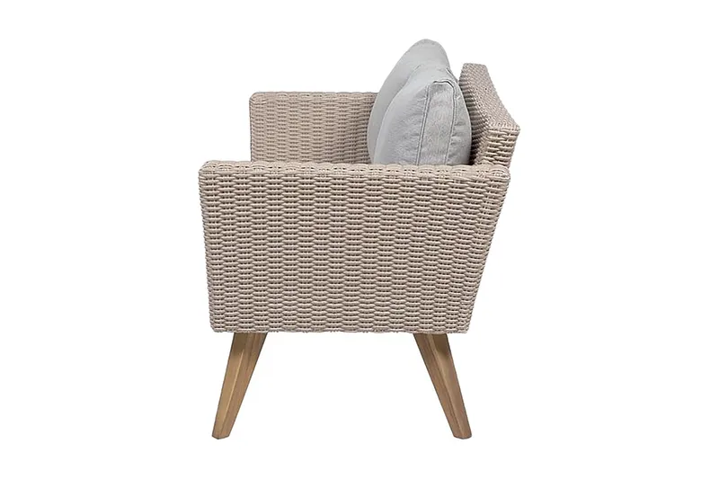 Vittoria Loungegruppe 91 cm - Brun - Havemøbler - Loungemøbler - Loungesæt