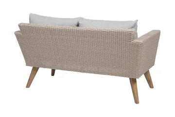 Vittoria Loungegruppe 91 cm - Brun - Havemøbler - Loungemøbler - Loungesæt