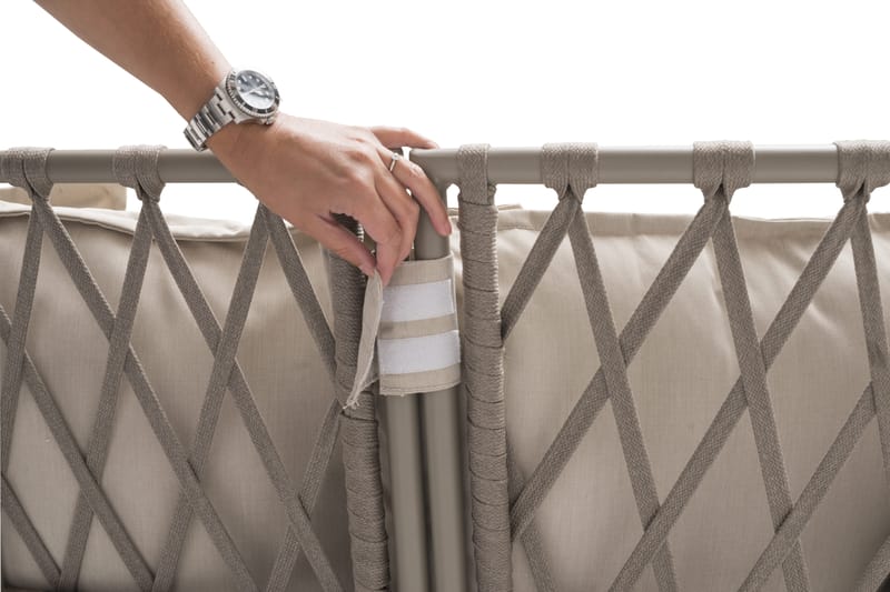 Loungesofa Hillerstorp Jet Set 3-personers - Beige - Havemøbler - Loungemøbler - Loungesofaer