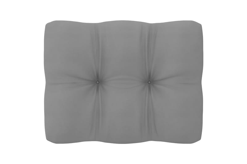 4-personers sofa med hynder massivt fyrretræ - Brun - Havemøbler - Loungemøbler - Loungesofaer