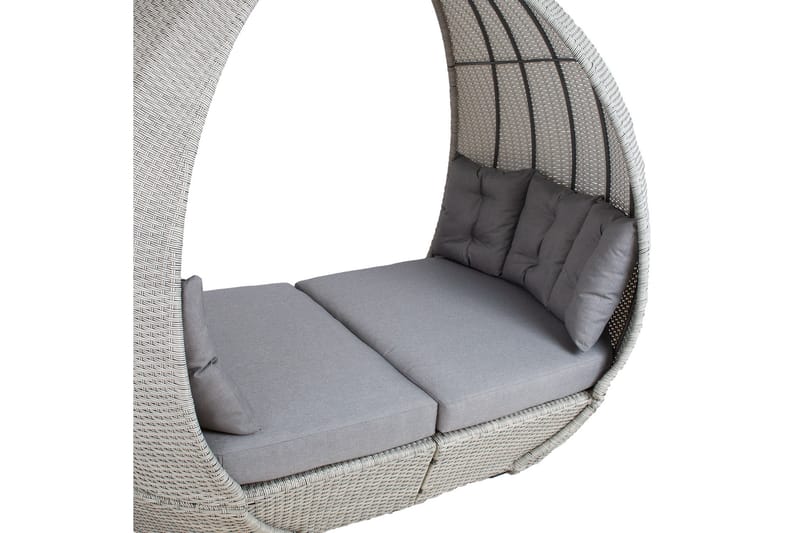 Ascot Daybed 118x215xH187  cm Grå - Havemøbler - Loungemøbler - Loungesofaer