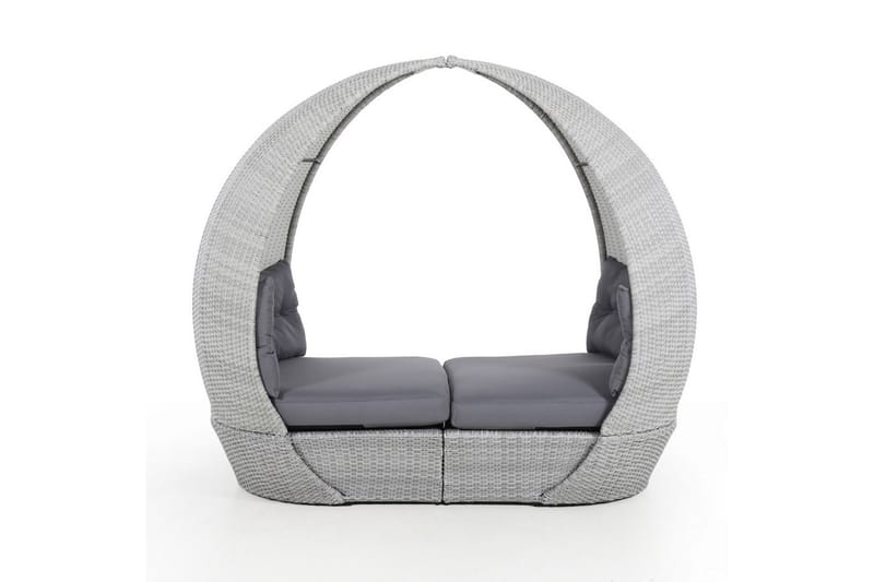 Ascot Daybed 118x215xH187  cm Grå - Havemøbler - Loungemøbler - Loungesofaer