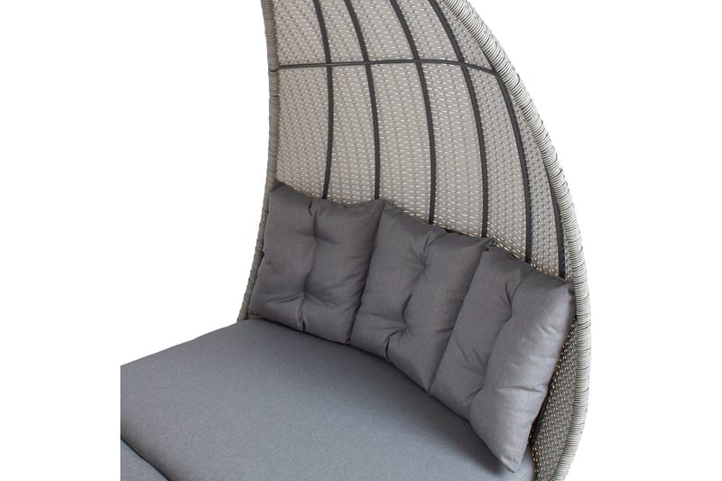 Ascot Daybed 118x215xH187  cm Grå - Havemøbler - Loungemøbler - Loungesofaer