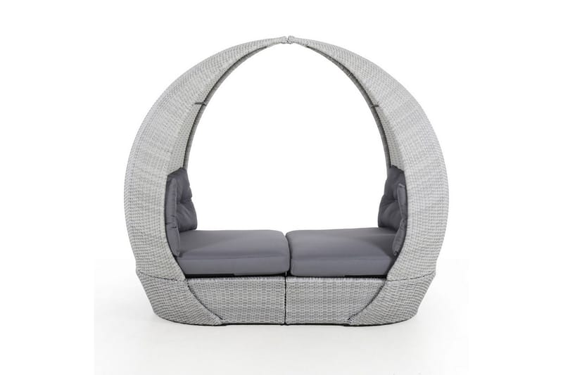 Ascot Daybed 118x215xH187  cm Grå - Havemøbler - Loungemøbler - Loungesofaer