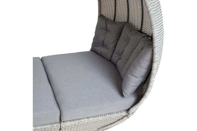 Ascot Daybed 118x215xH187  cm Grå - Havemøbler - Loungemøbler - Loungesofaer