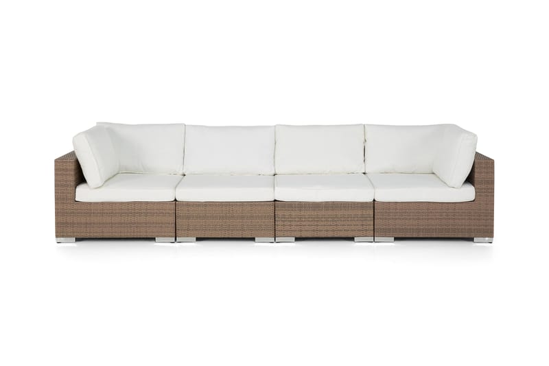 Bahamas Loungesofa 4 Personers - Sand - Havemøbler - Loungemøbler - Loungesofaer