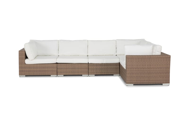 Bahamas Loungesofa 5 Personers - Sand - Havemøbler - Loungemøbler - Loungesofaer