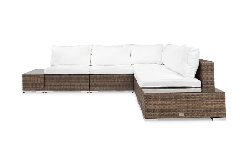 Bahamas Loungesofa 5 Pers 2 Ender - 2 Ender Sand - Loungesofaer - Havesofaer & bænke