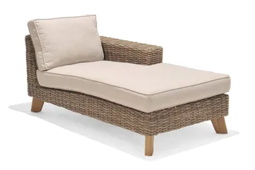 Barbados Sofa med Armlæn Venstre - Beige - Havemøbler - Loungemøbler - Loungesofaer