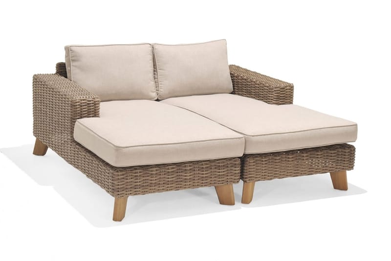 Barbados Sofa med Armlæn Venstre - Beige - Havemøbler - Loungemøbler - Loungesofaer
