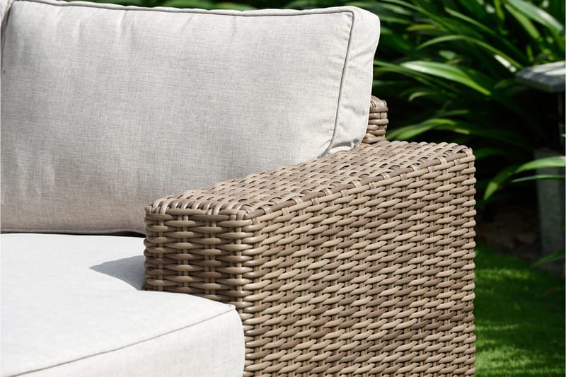 Barbados Sofa med Armlæn Venstre - Beige - Havemøbler - Loungemøbler - Loungesofaer