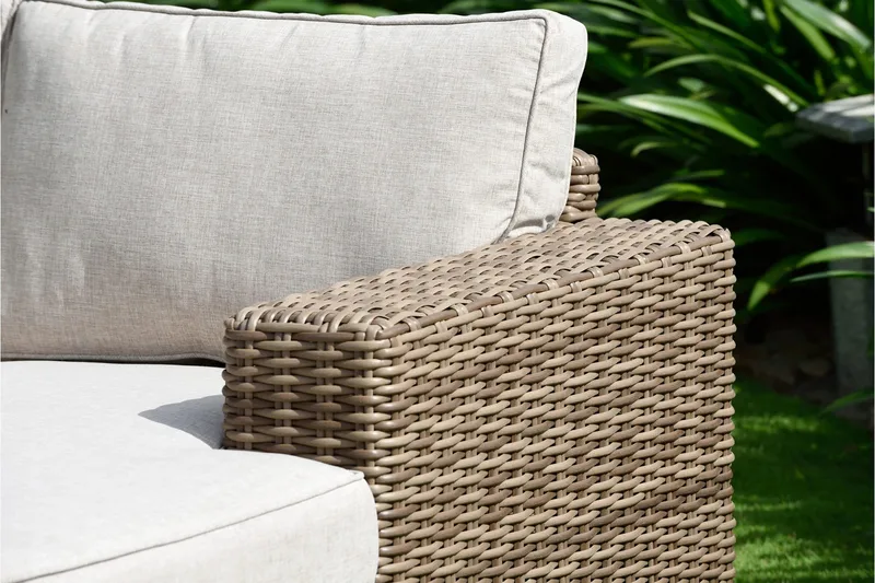 Barbados Sofa med Armlæn Venstre - Beige - Havemøbler - Loungemøbler - Loungesofaer