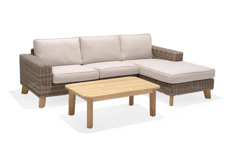 Barbados Sofa med Armlæn Venstre - Beige - Havemøbler - Loungemøbler - Loungesofaer