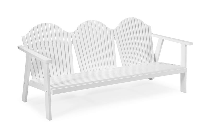 BULLERÖ 3-PERSONERS SOFA - Hvidlaseret Fyr - Havemøbler - Loungemøbler - Loungesofaer