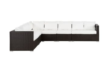 Calizza Loungegruppe Konstrotting - Brun - Havemøbler - Loungemøbler - Loungesofaer